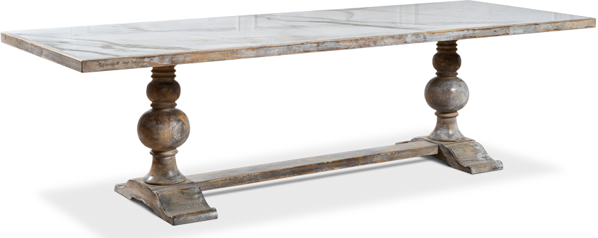 U188-As Gray Rectangular Dining Table