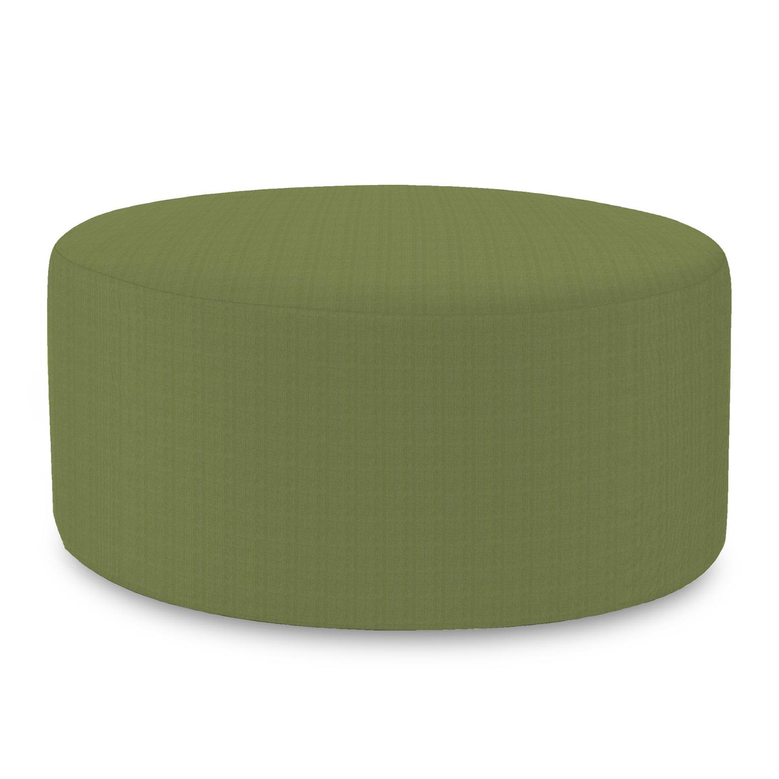 Universal Round Ottoman Cover Seascape (Cover Only) In Moss by Howard Elliott | 1StopBedrooms