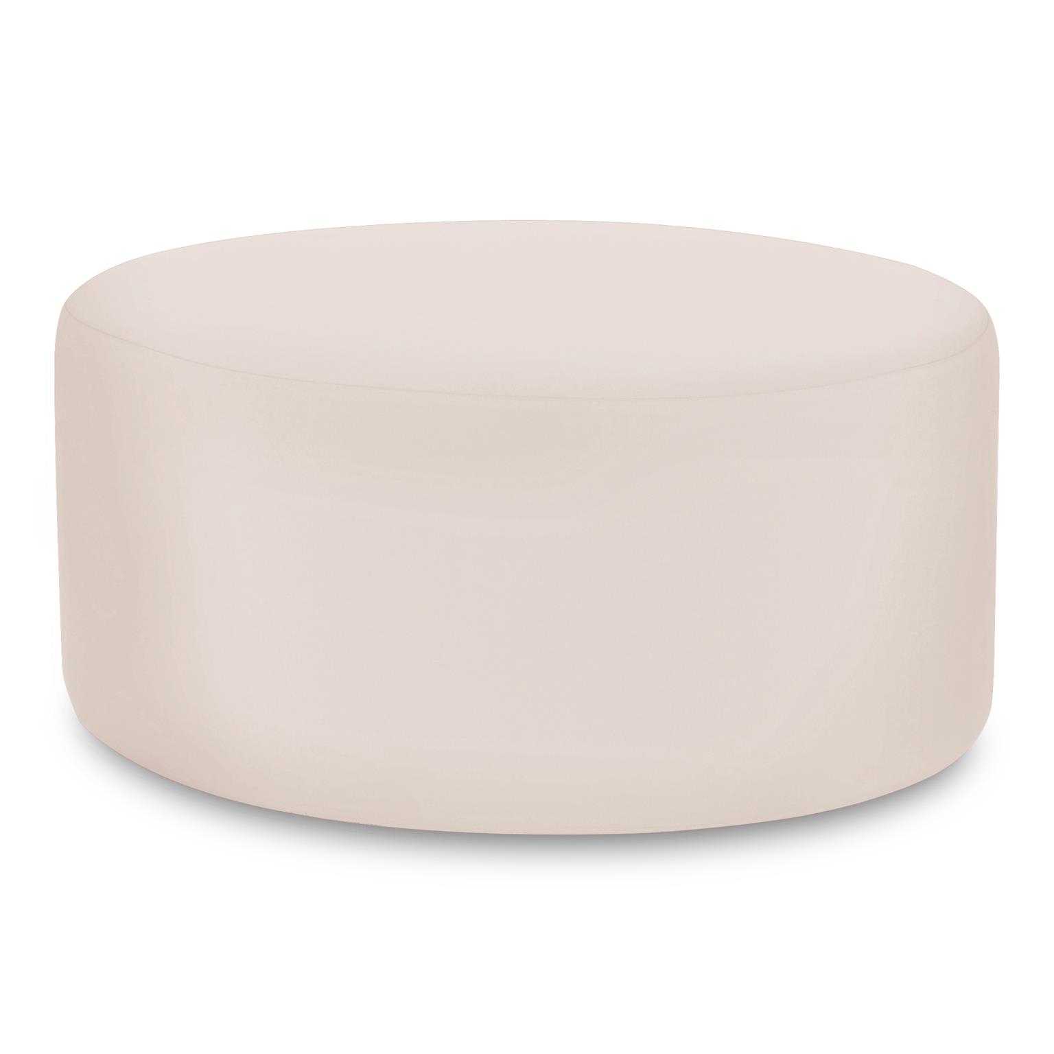 Universal Round Ottoman Cover Seascape (Cover Only) In Sand by Howard Elliot | 1StopBedrooms