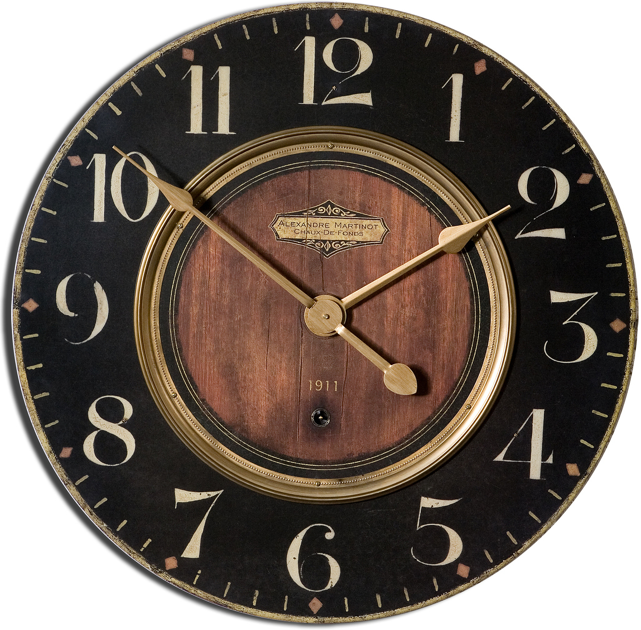 Uttermost Alexandre Martinot 23 Inch Clock | 1StopBedrooms