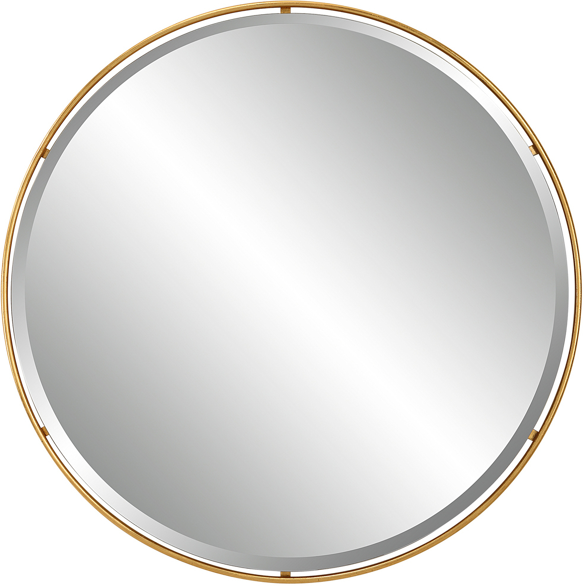 Uttermost Canillo Gold Round Mirror | 1StopBedrooms