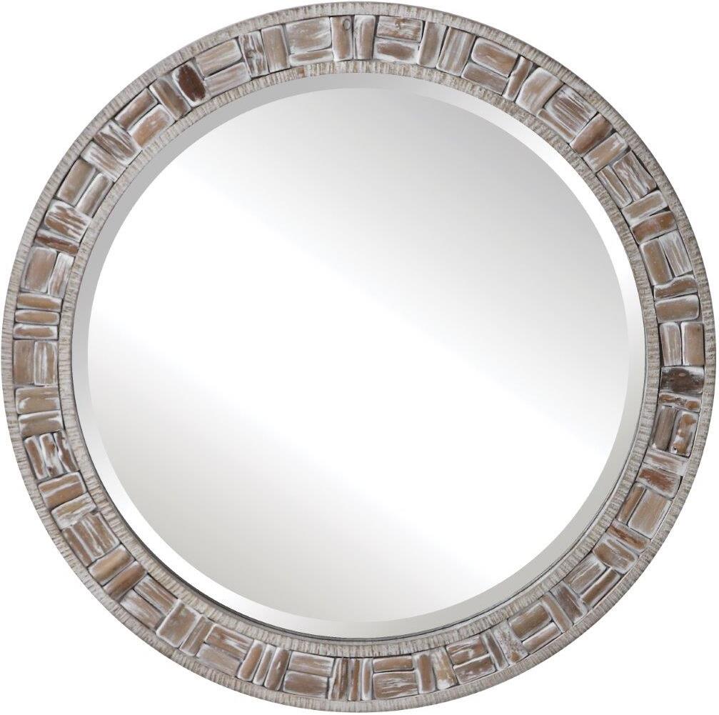 Uttermost Tanaina Silver Round Mirror
