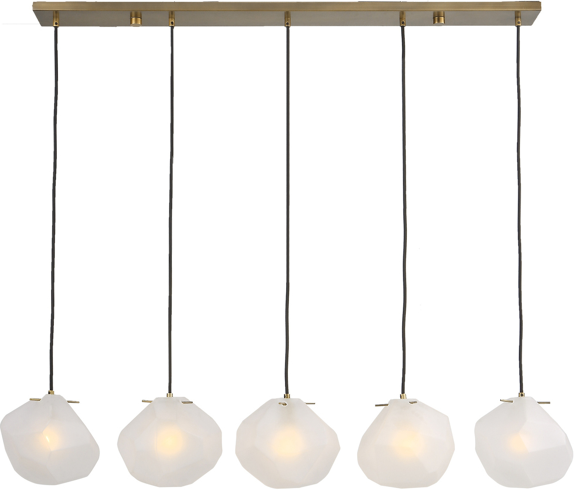 Uttermost geodesic 5 light linear pendant 1stopbedrooms
