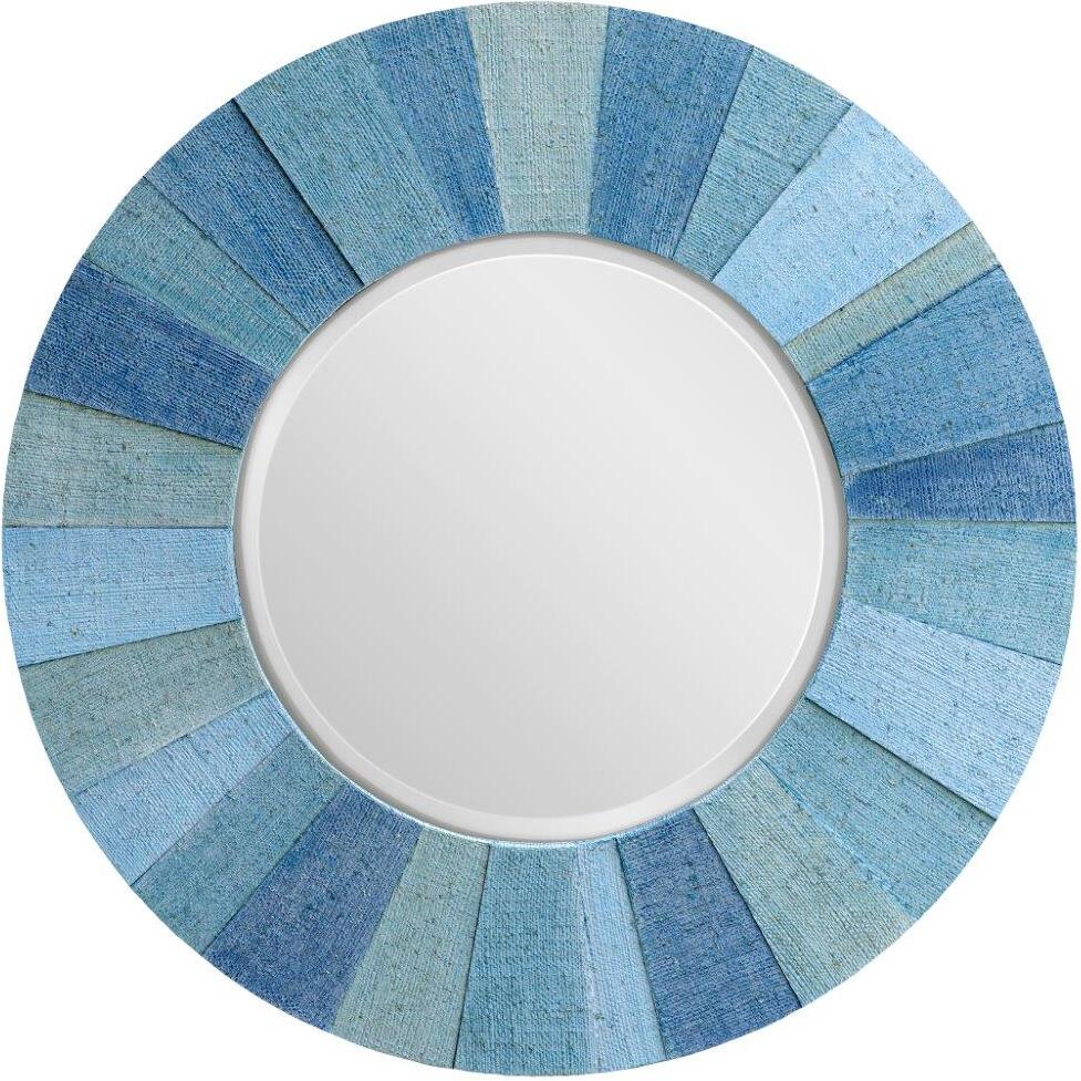 Jamie Young Co Round Cross Stitch Mirror - Espresso