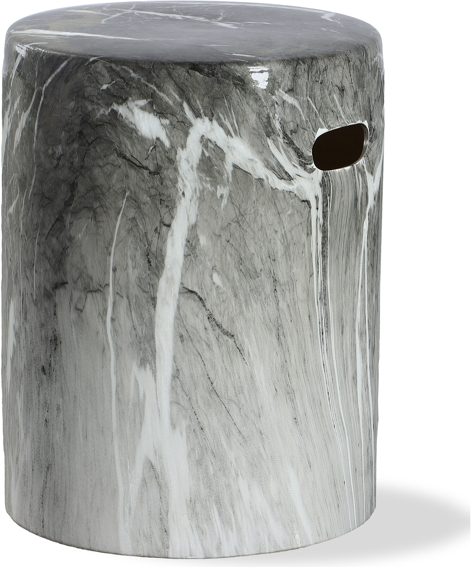 Uttermost Marvel Marbled Garden Stool | 1StopBedrooms