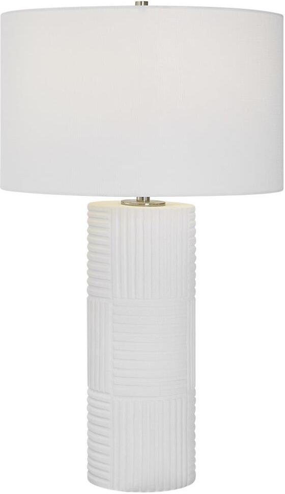 Uttermost Patchwork White Table Lamp | 1StopBedrooms