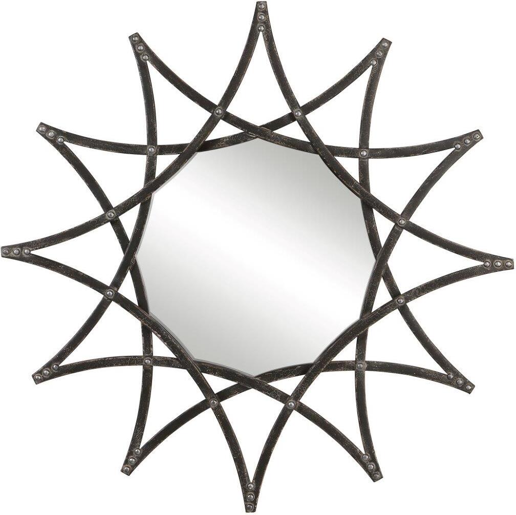 Uttermost Solaris Iron Star Mirror