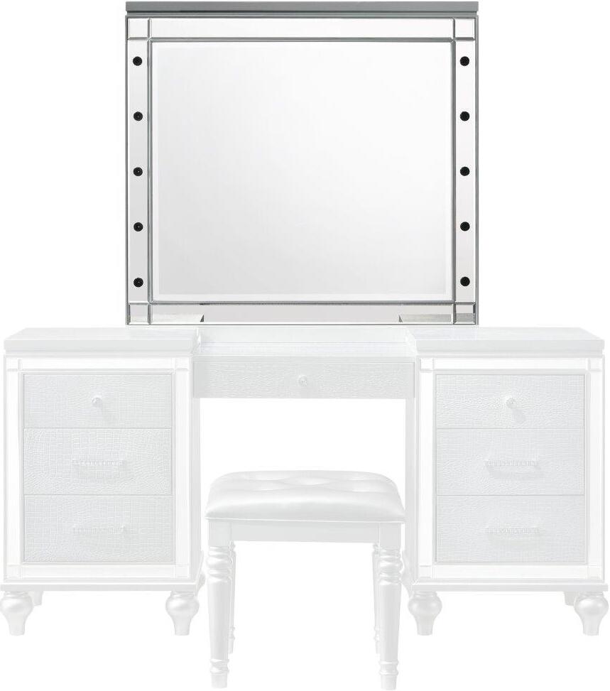 Valentino Silver Vanity Mirror By New Classic 1stopbedrooms