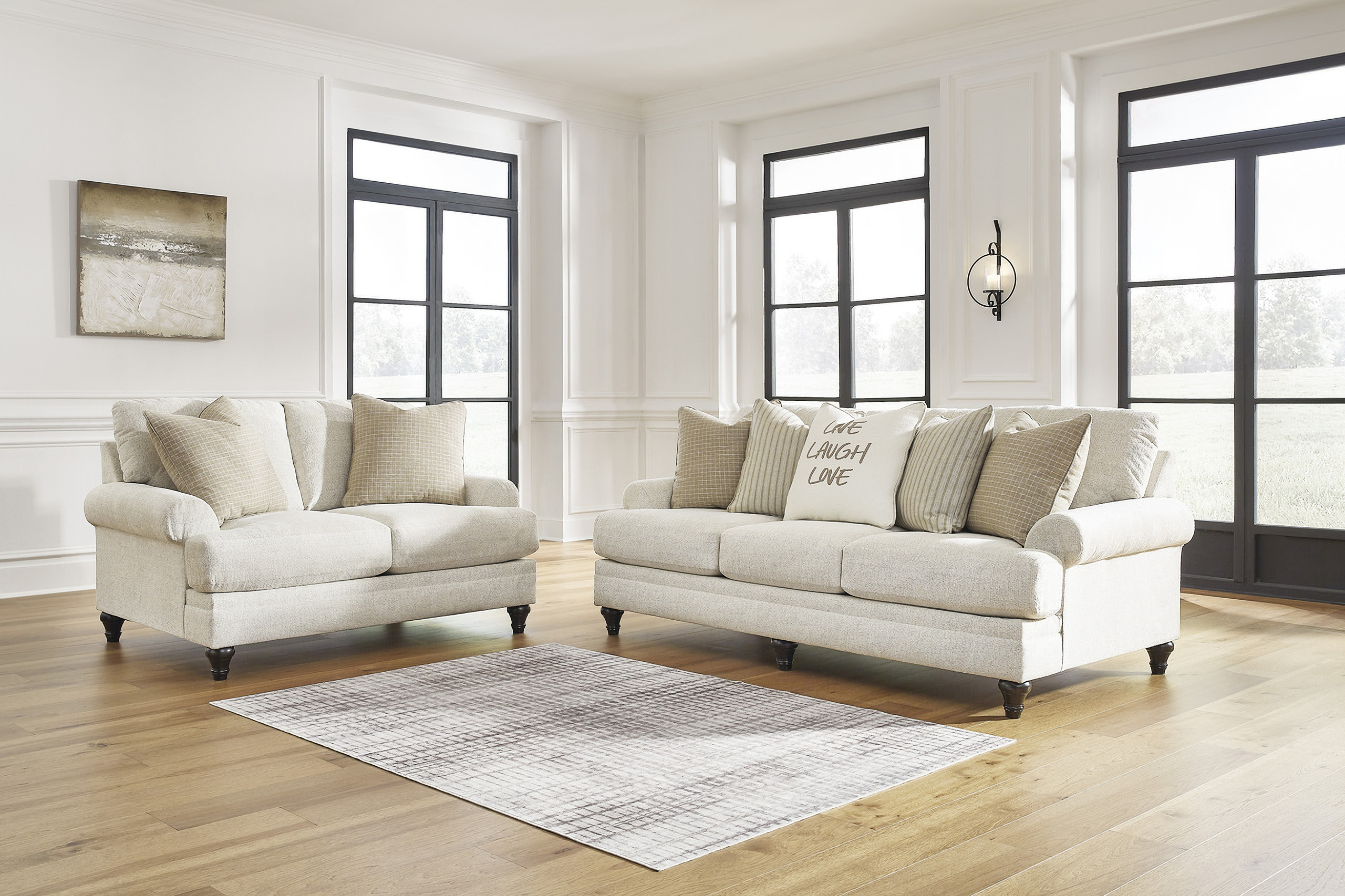 Ashley furniture sofa discount and chair set