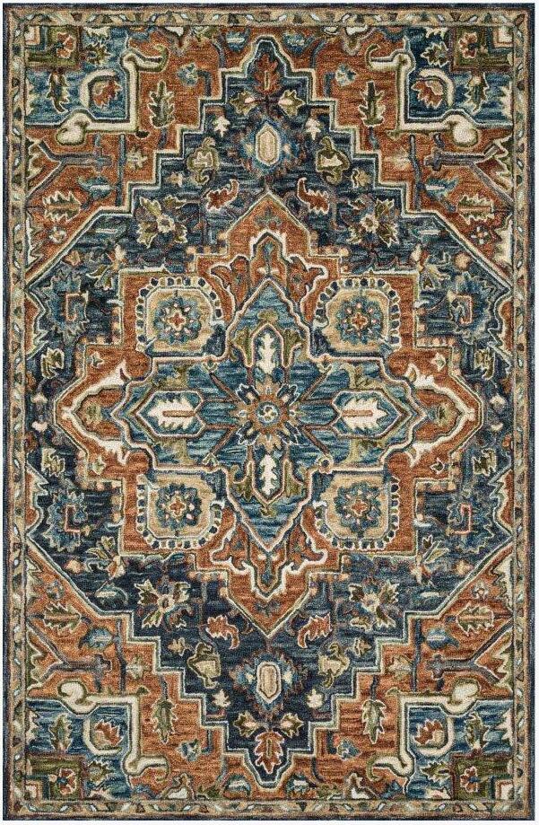 Victoria Rust/Multi Rug VITRVK-16RUML160S by Loloi Rugs | 1StopBedrooms