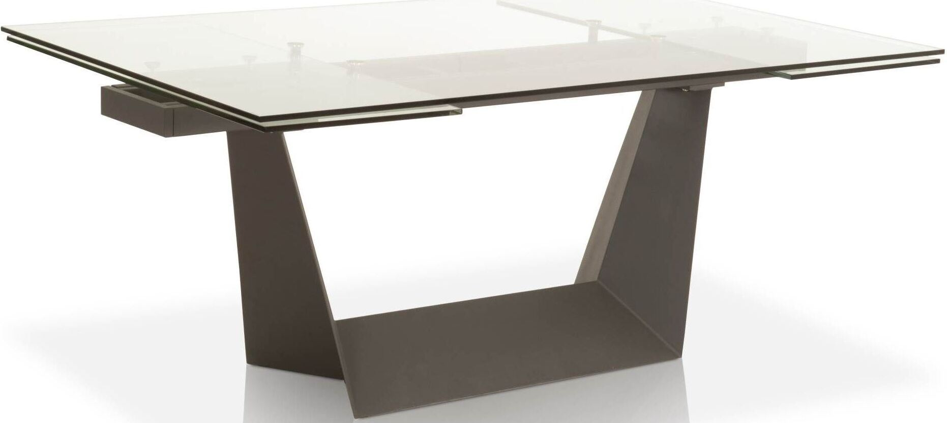 Meridian Matte Dark Grey Victory Extendable Dining Table 1stopbedrooms Coffee tablerjavedthe table is a beautiful table however it did have a chip in it, so i was disappointed as i paid full price.3. 1stopbedrooms