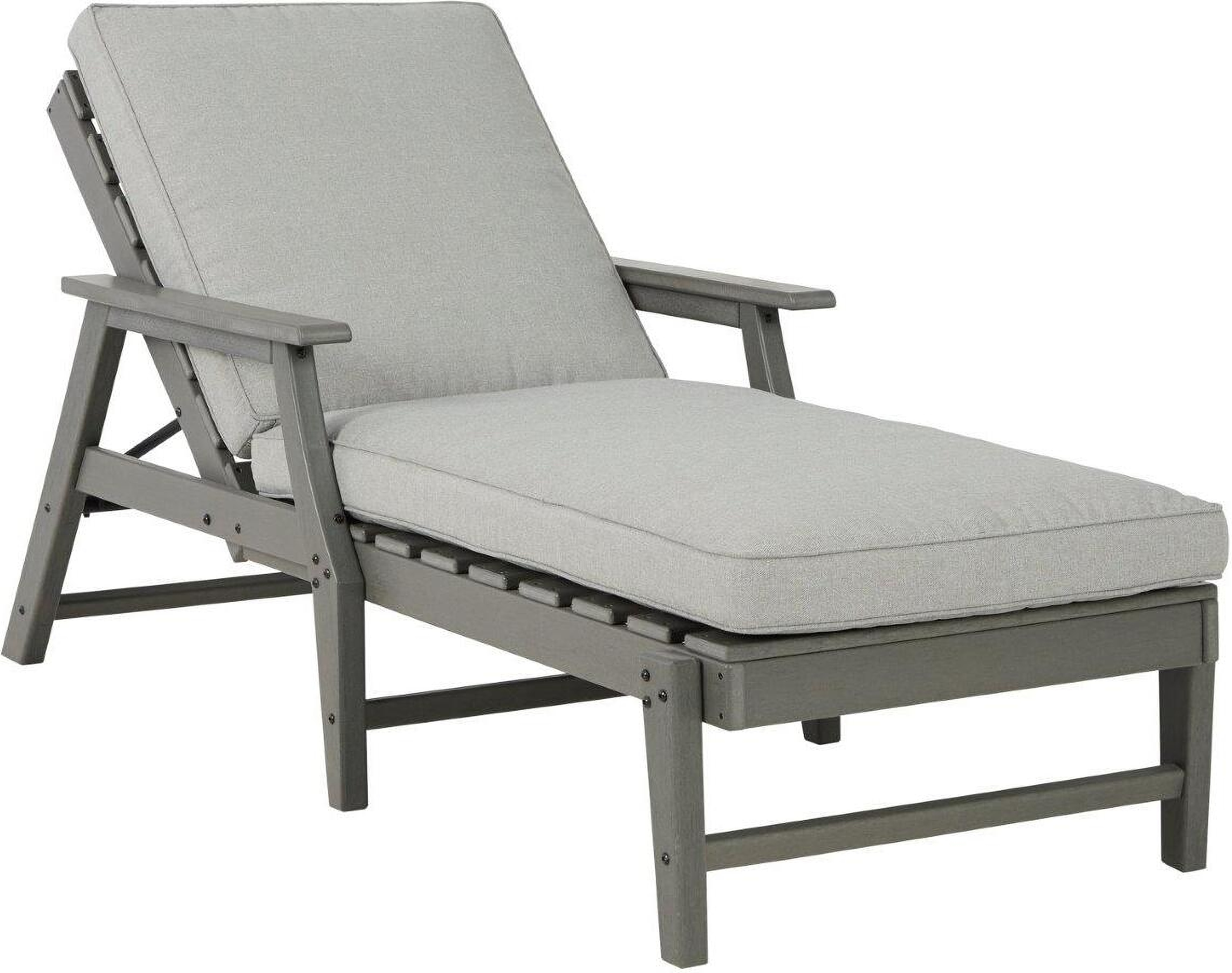 Visola Gray Chaise Lounge by Ashley Furniture 1StopBedrooms