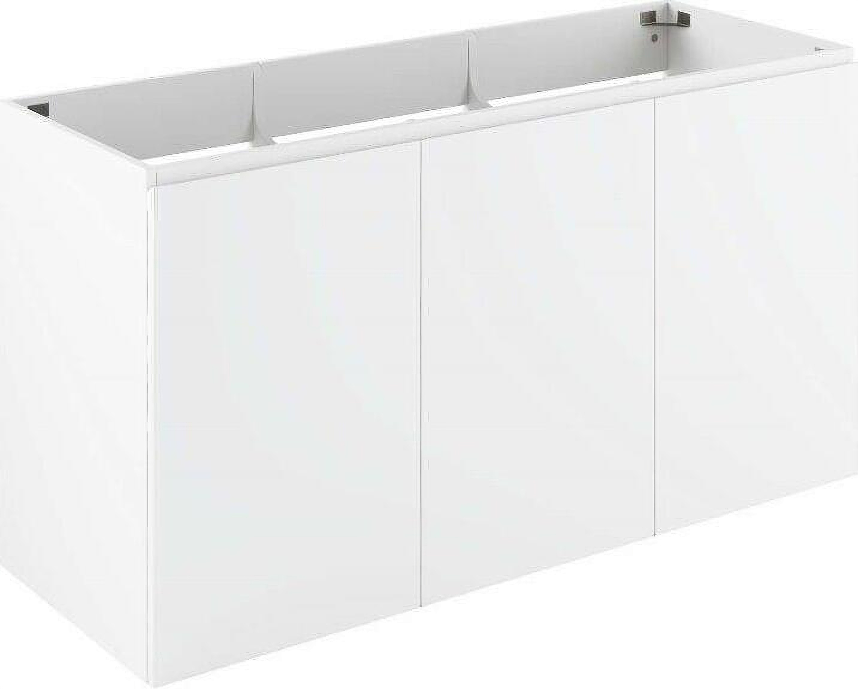 Vitality White 48 Inch Wall-Mount Bathroom Vanity by Modway | 1StopBedrooms