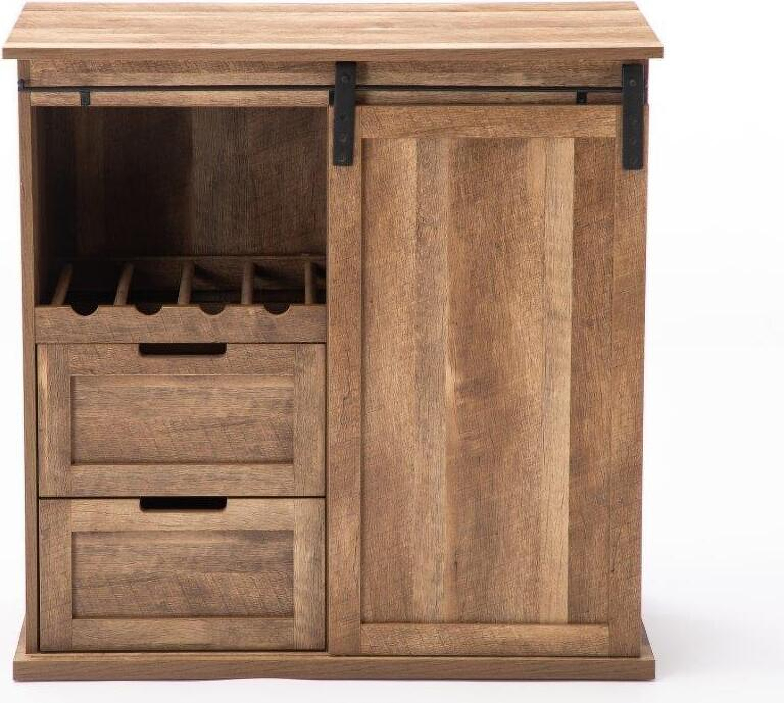 Weston Sliding Barn Door Wine by Boraam Industries 1StopBedrooms