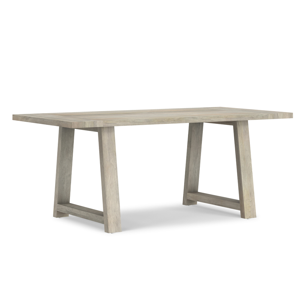 Whitley Solid Mango Dining Table In White Wash by Simpli Home ...