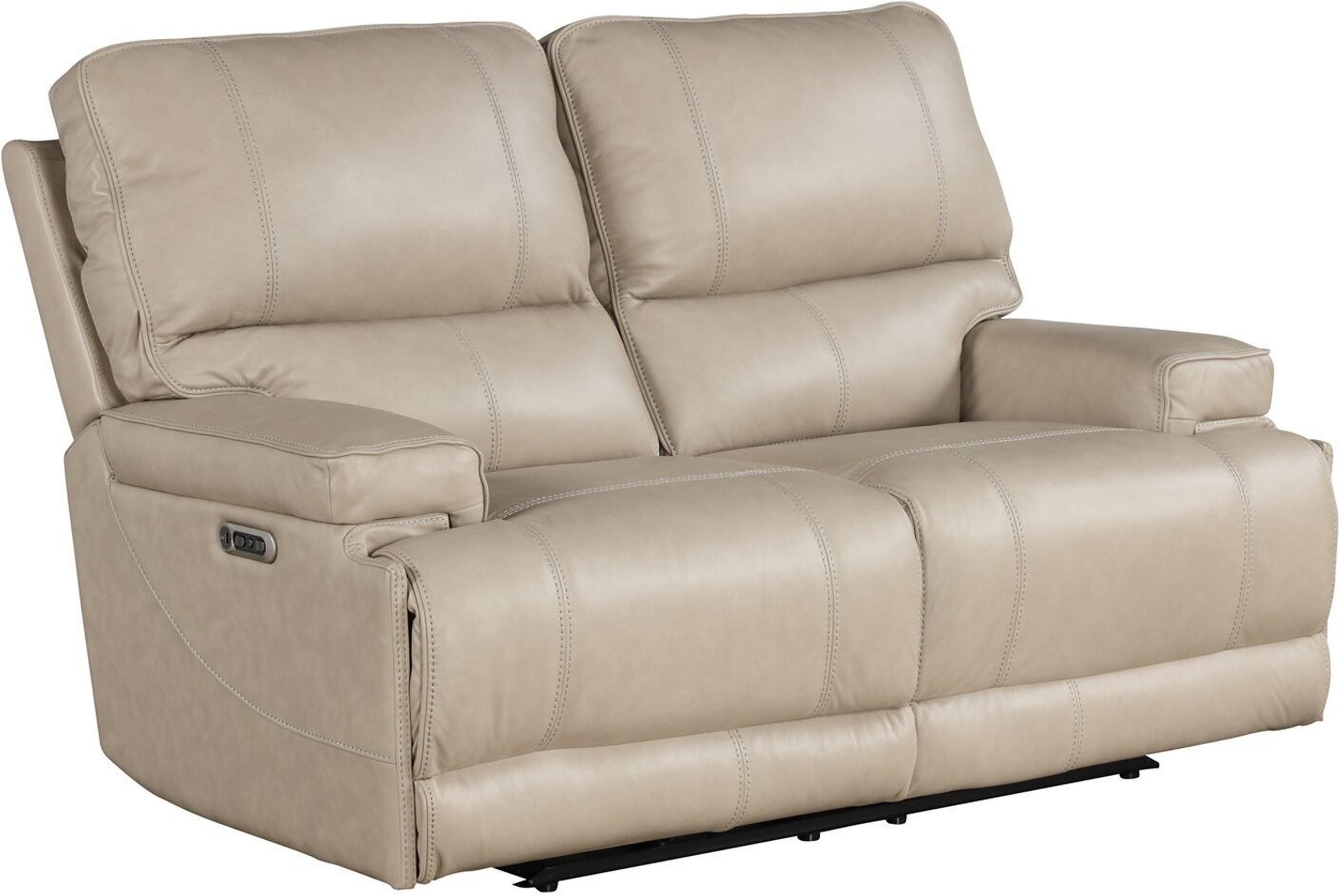 Timmons leather on sale power reclining sofa