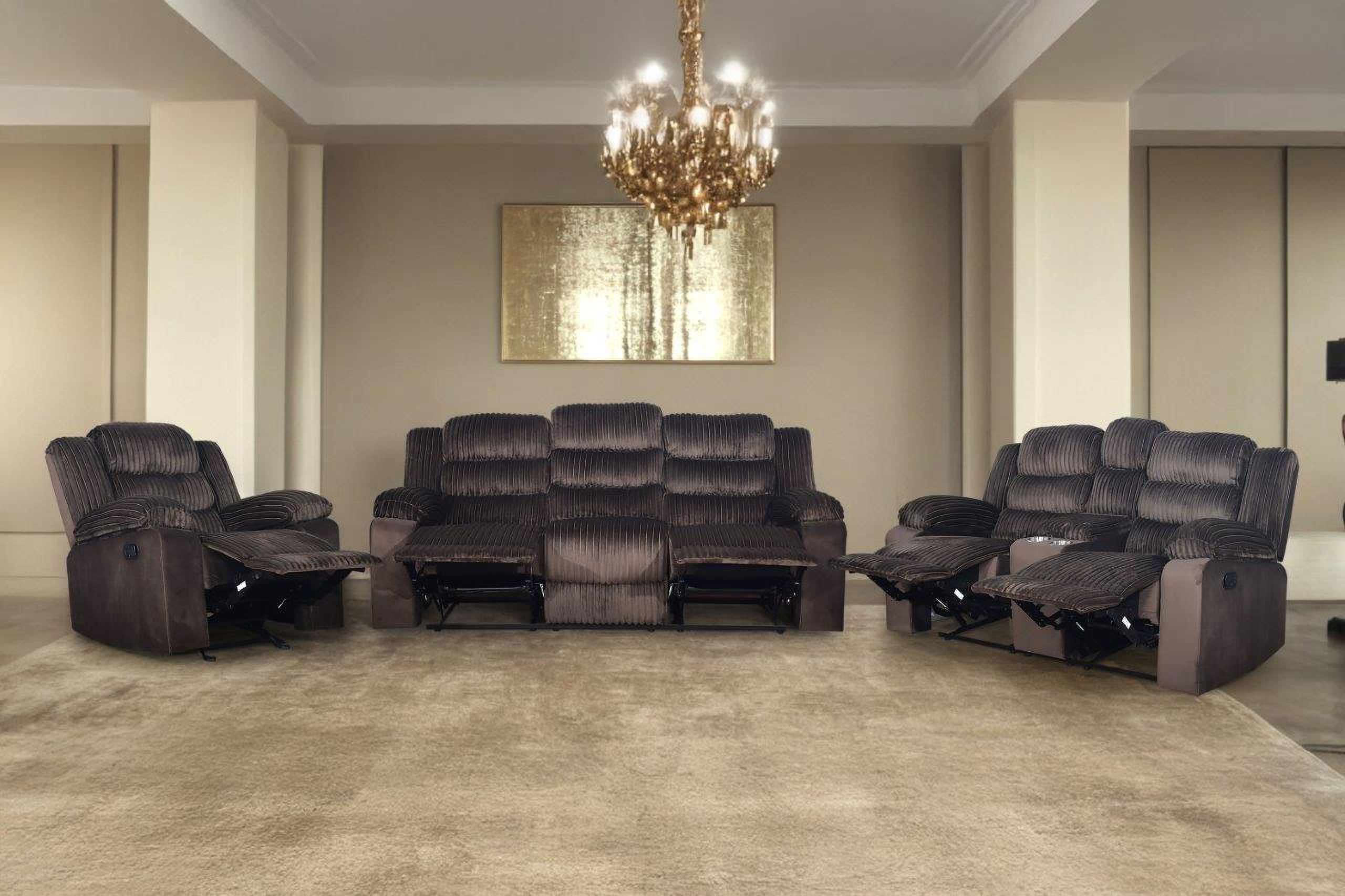 Willow Living Room Set In Brown by New Classic | 1StopBedrooms