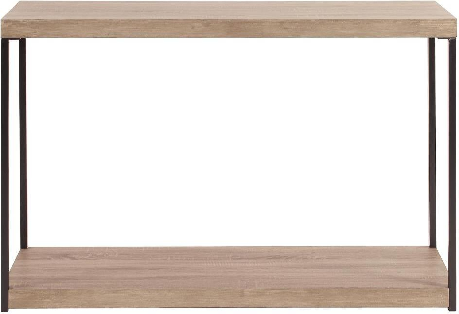 Wood &amp; Metal Console Table In Natural by Howard Elliott | 1StopBedrooms
