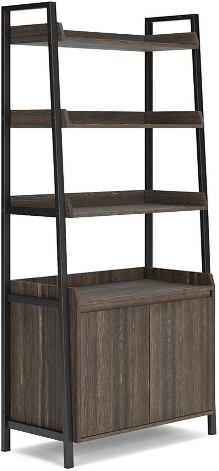 Zendex Dark Brown Bookcase by Ashley Furniture | 1StopBedrooms