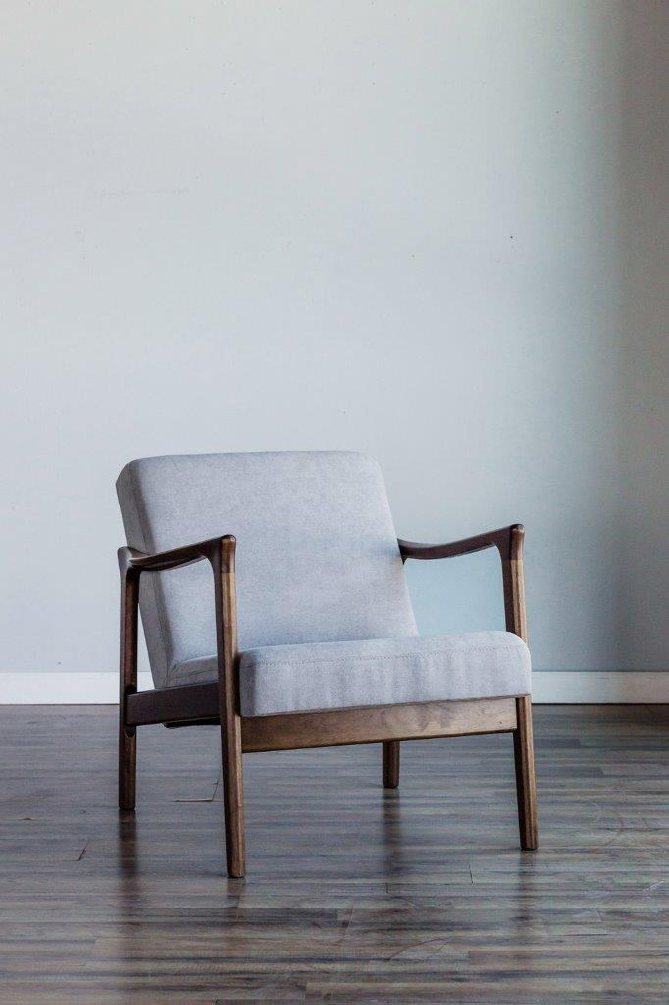 Zephyr Lounge Chair In Brown And Grey by Alpine | 1StopBedrooms