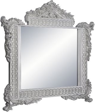 Acme Valkyrie Mirror In Light Gold And Gray Finish | 1StopBedrooms