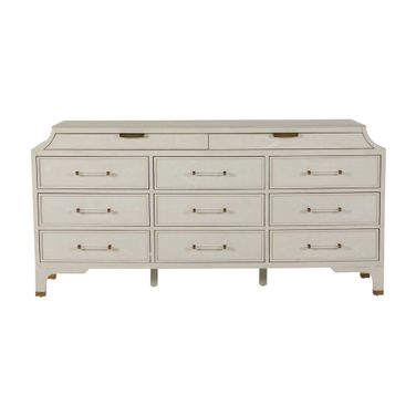 Alexandra Dresser In Cerused White and Light Grey by Gabby | 1StopBedrooms Alexandra Dresser In Cerused White and Light Grey by Gabby | 1StopBedrooms