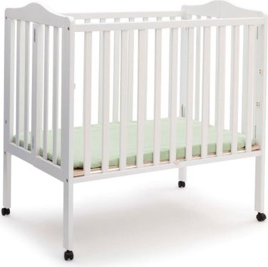 Delta Children Folding Portable Mini Baby Crib With Inch - Main Image