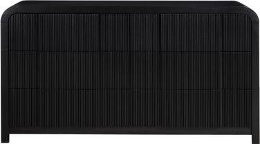 Fluted Dresser In Black by Meridian | 1StopBedrooms