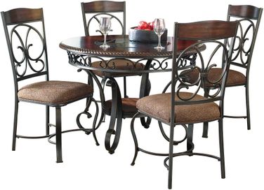 Glambrey Round Dining Room Set by Ashley Furniture 1StopBedrooms