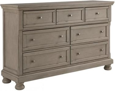 Lettner Light Gray 7 Drawer Dresser