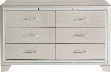 ashley furniture silver dresser Coralayne 7 Drawer Dresser and Mirror