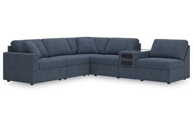 Modmax 6-Piece Sectional with Audio Console In Ink