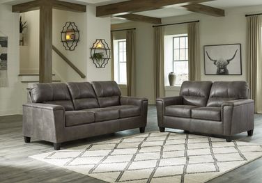 Navi Living Room Set In Smoke by Ashley Furniture 1StopBedrooms