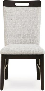 Neymorton Dining Chair Set of 2 In Gray and Brown