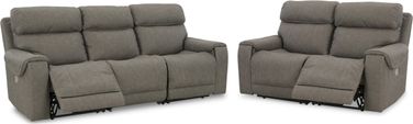 Starbot Power Reclining Living Room Set In Fossil