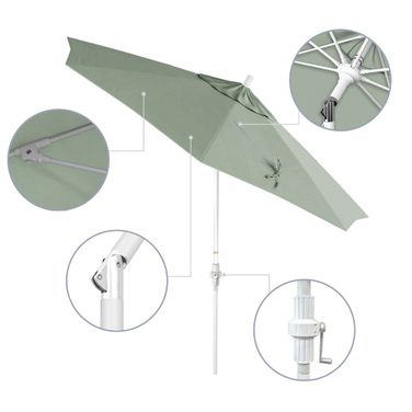 castlecreek 10 two tier market patio umbrella Two-Tone 9' Outdoor Push-Button Tilt Sun Shade for Deck, Yard, Backyard, Pool, Khaki/Black : Patio Umbrellas : Patio, Lawn & Garden button tilt allows you Size:159W Resort Inspired 9 Foot 11'Round