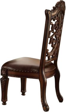 Vendome Carved Back Side Chair (Cherry) (Set of 2) by ACME