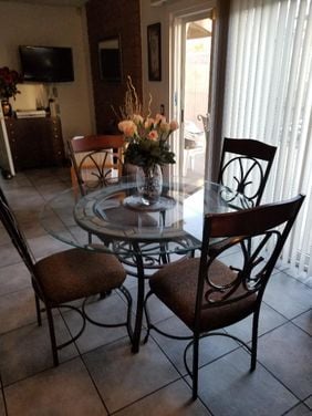 Glambrey dining room table top