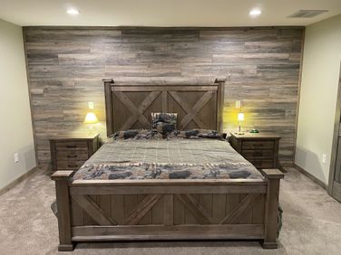 Cool Rustic Mansion Bedroom Set In Mink by Artisan & Post