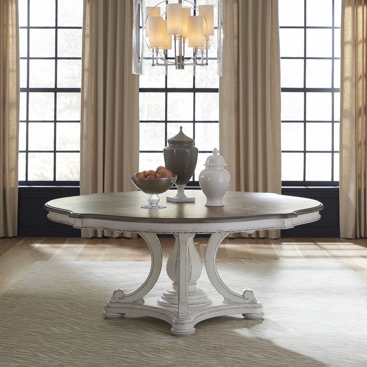 Magnolia manor on sale pedestal dining table