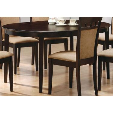 Gabriel Oval Dining Table Cappuccino