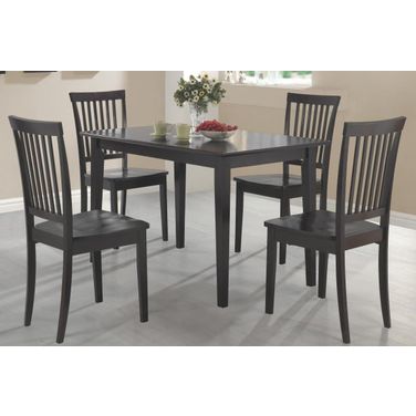 Gomez 5-piece Rectangular Dining Table Set Cappuccino