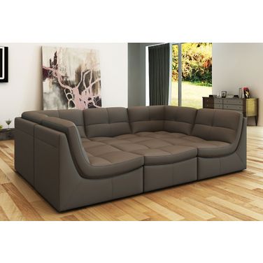 Lego 6 Piece Modular Sectional (Grey)