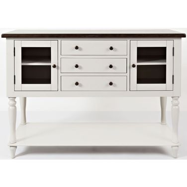 Orchard Park Storage Cabinet Server In Soft Grey