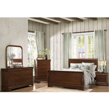 Abbeville Brown Panel Bedroom Set