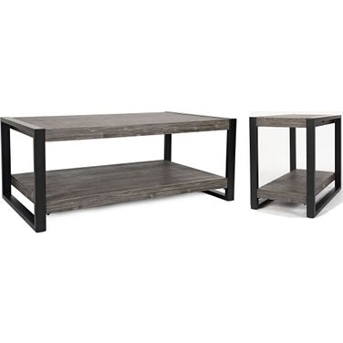 Pinnacle Gray Occasional Table Set