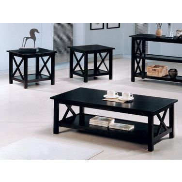 Rachelle 3-piece Occasional Table Set Deep Merlot