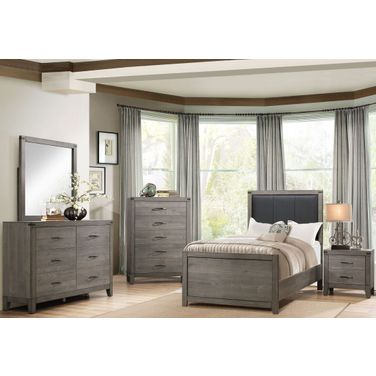 Woodrow Black Youth Panel Bedroom Set