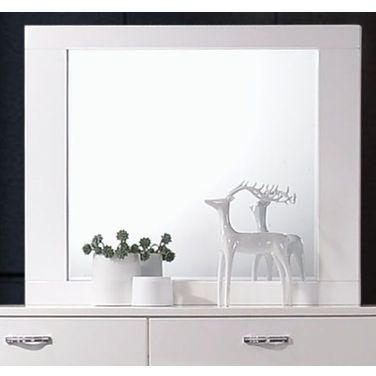 Naima Ii White High Gloss Mirror