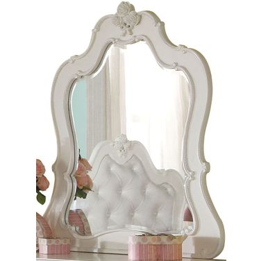 Edalene Pearl White Mirror